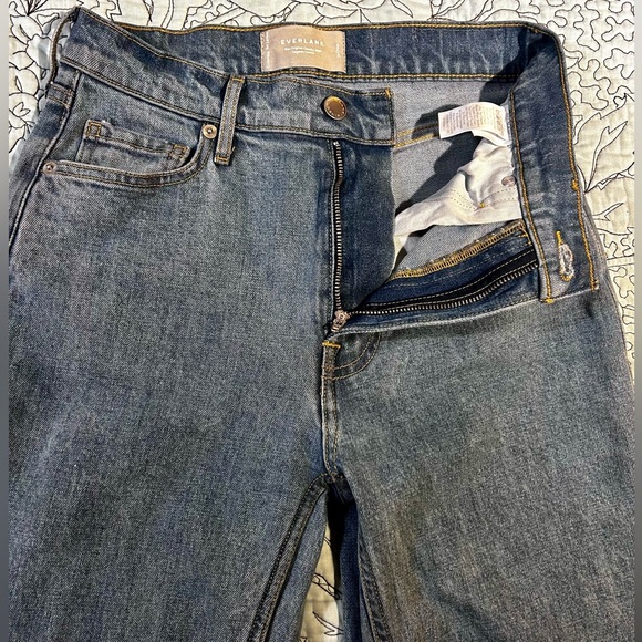 EVERLANE The Original Cheeky® Jean Ankle Cropped  Organic Cotton Jeans Sz 24 - Picture 4 of 11